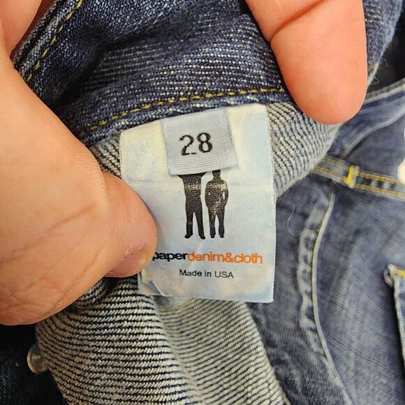Paper Denim & Cloth Freighter Blue Jeans Size 28 - Picture 8 of 12